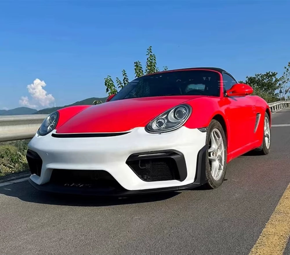 For Porsche 987 Boxster Cayman Upgrade to RS Style Front Bumper Body Kit