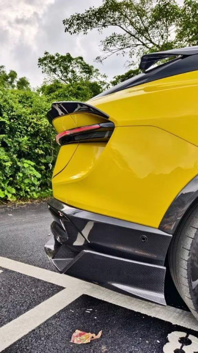 High Quality Dry Carbon Fiber Body Kit for Lotus Eletre Upgrade RZ Style Front Lip Skirt Rear Diffuser Spoiler Hood