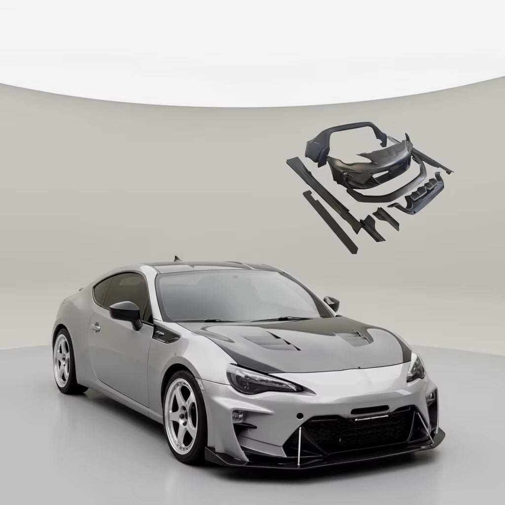 JISU High Quality Body Kit for Toyota GT86 Car Bumpers Car Rear Diffuser Side Skirts Body Kit for Toyota GT86 2013-2020