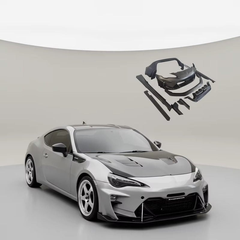 JISU High Quality Body Kit for Toyota GT86 Car Bumpers Car Rear Diffuser Side Skirts Body Kit for Toyota GT86 2013-2020