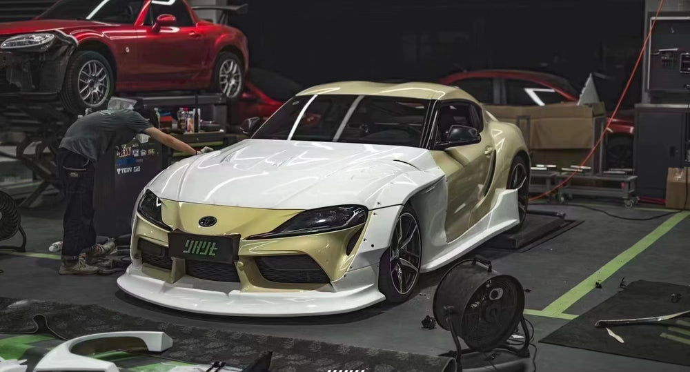 Body Kit for Toyota Supra A90 Mk5 LB Style FRP Car Bumper Body Kit Forauto Parts
