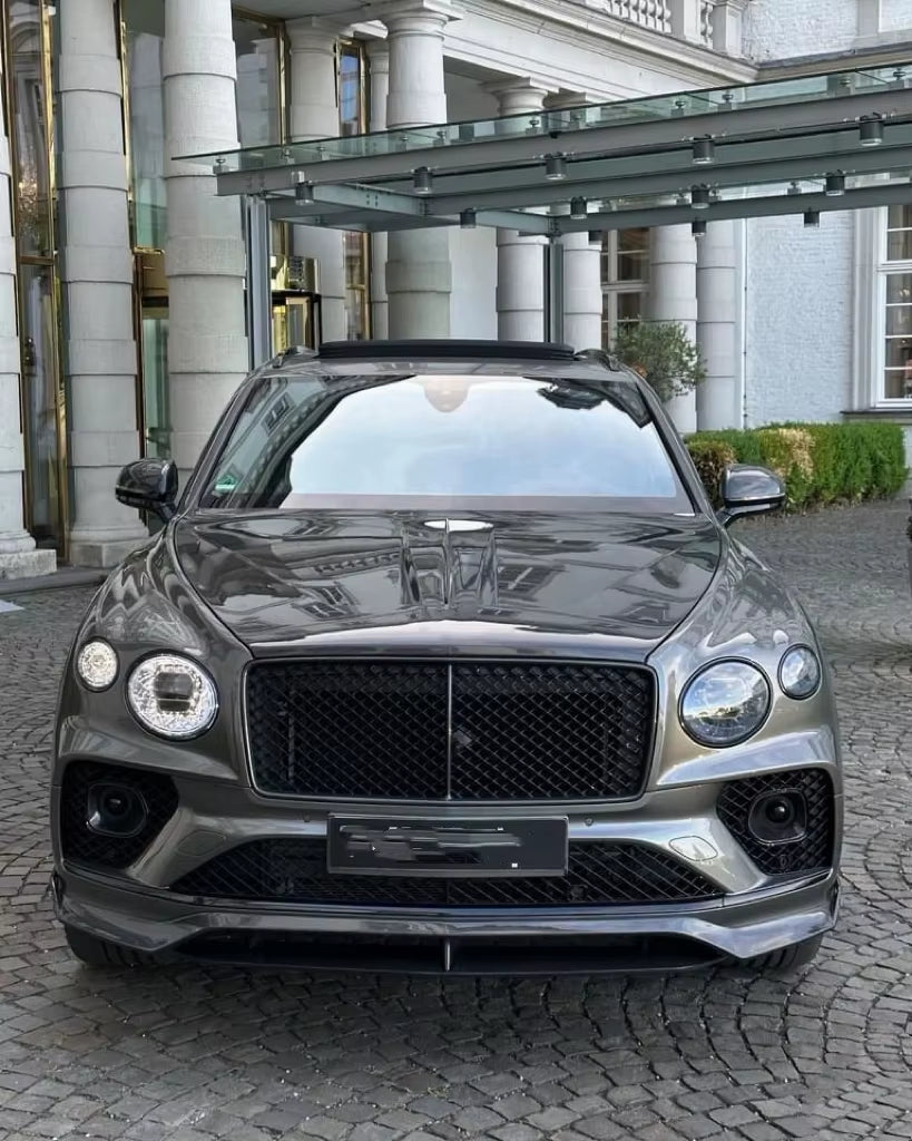 LD Style Body Kit for Bentley Bentayga Dry Carbon Fiber Front and Rear Bumper Front Lip Rear Diffuser Spoiler Body Kit