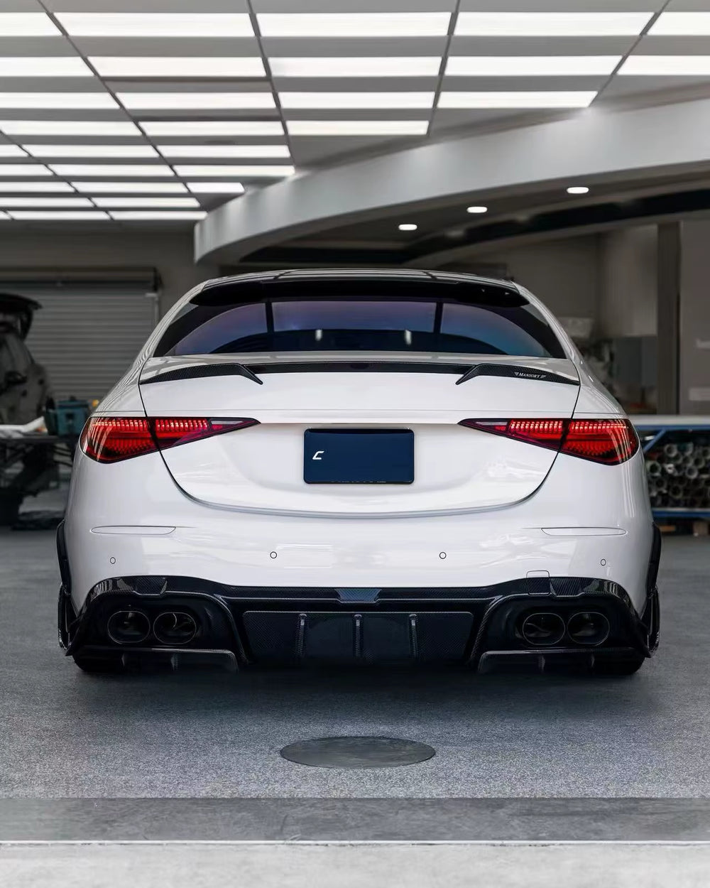 MSY Dry Carbon Fiber Body Kit for Mercedes-Benz S63 AMG 2024+ Carbon Fiber Front Lip Skirt Rear Diffuser Spoiler Hood Body Kit