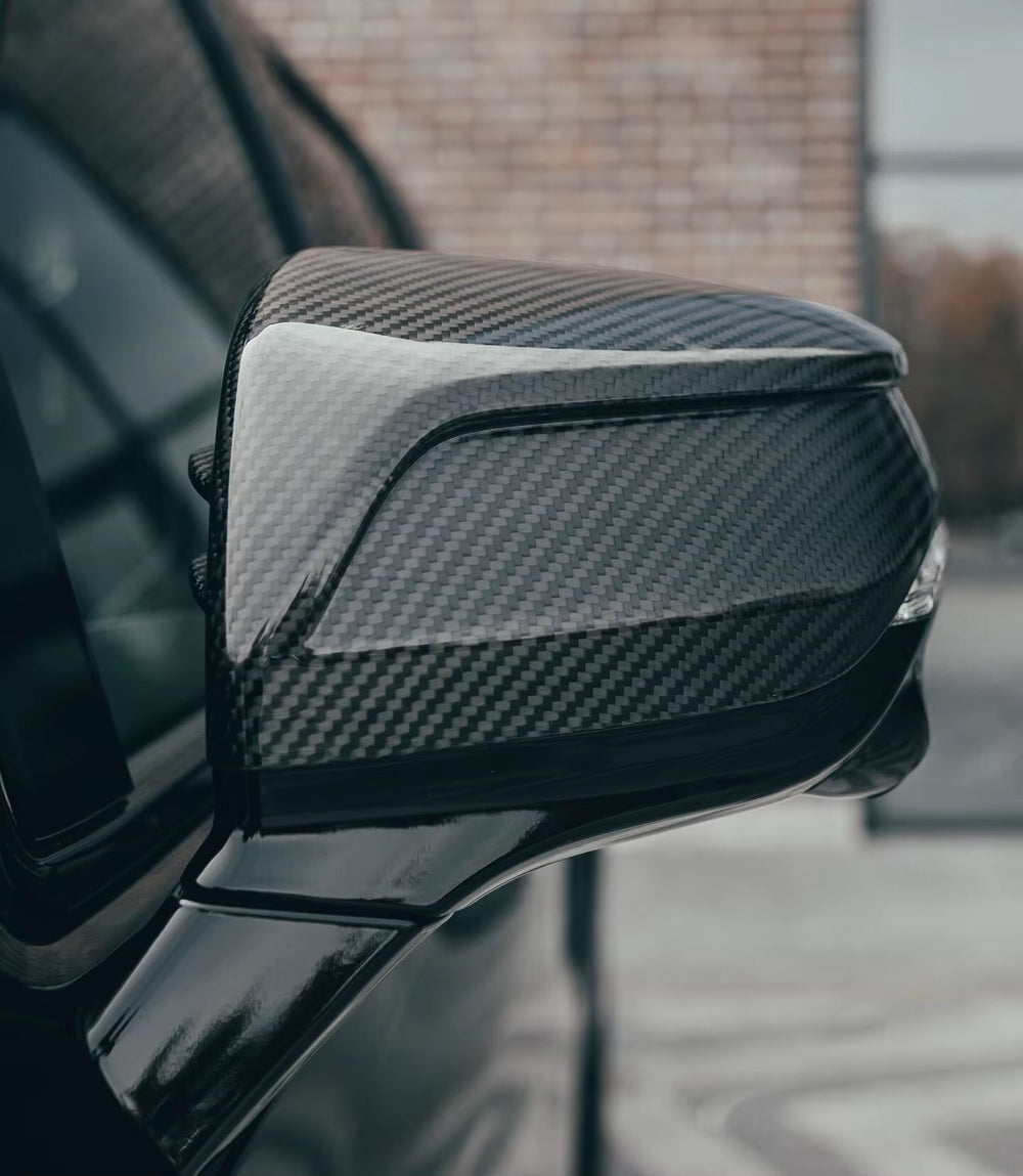 For Cadillac Escalade V 2025 Upgrade LD Style Dry Carbon Fiber Front Lip Skirt Rear Diffuser Spoiler Hood Wide Body Kit