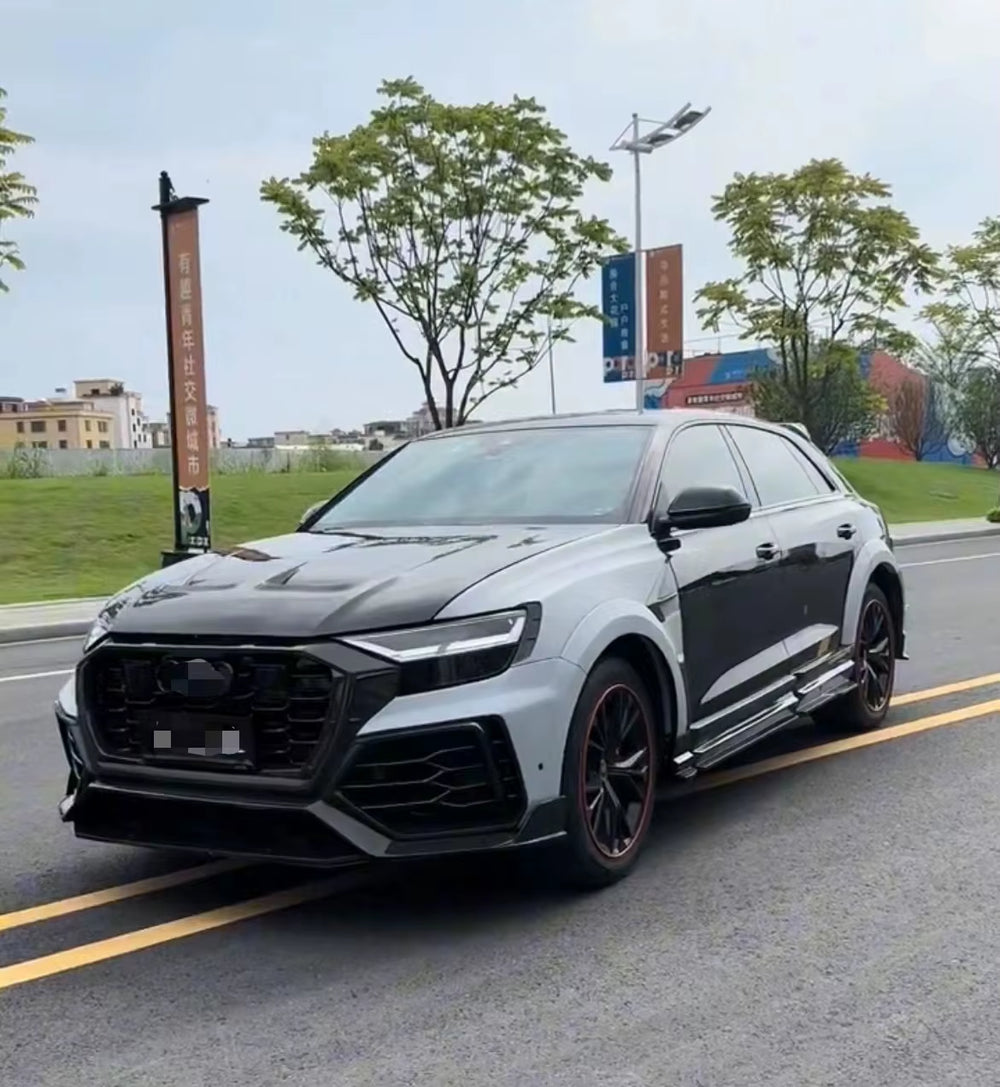 Dry Carbon Fiber Body Kit for Audi Q8 RSQ8 MSY Style Dry Carbon Front Bumper Rear Bumper