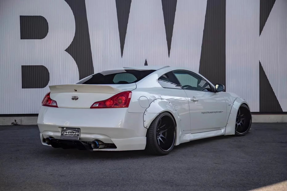 Car Front Rear Bumper for Infiniti G37 LB Style Wide Body Front Bumper with Splitter