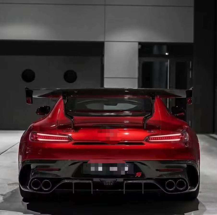 Black Series Body Kit for Mercedes-Benz AMG GT/GTS Front Rear Bumper Hood Fender Spoiler Front Rear Lip