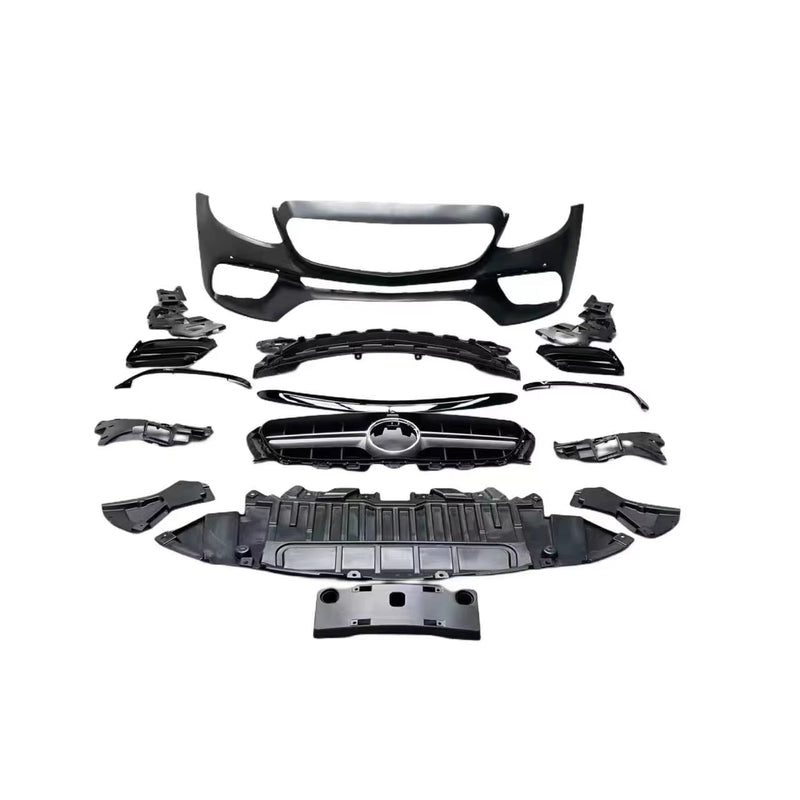 Pp Car Bumpers for Mercedes Benz E Class2016-2019 Front Bumper AMG 63 Style Body Kit