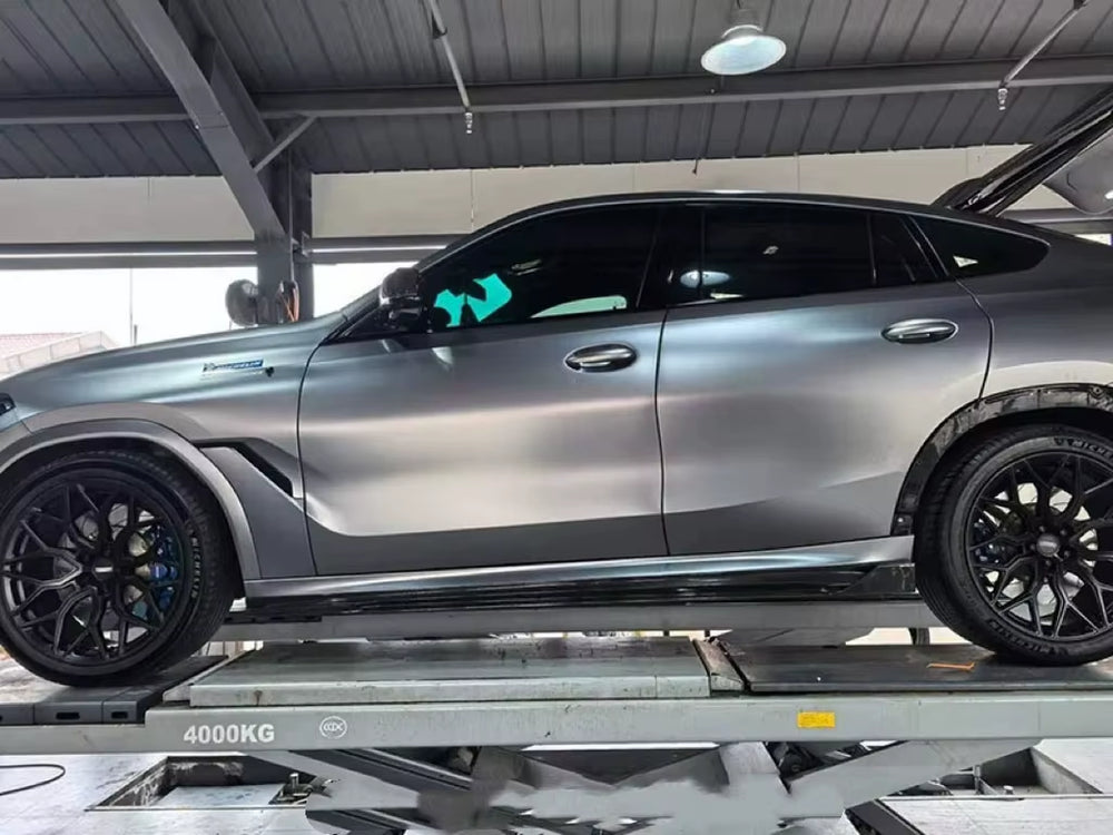 PK Style Carbon Fiber Body Kit for BMW X6 G06 Front Lip Side Skirt Rear Diffuser Rear Spoiler Rear Wing Mirror