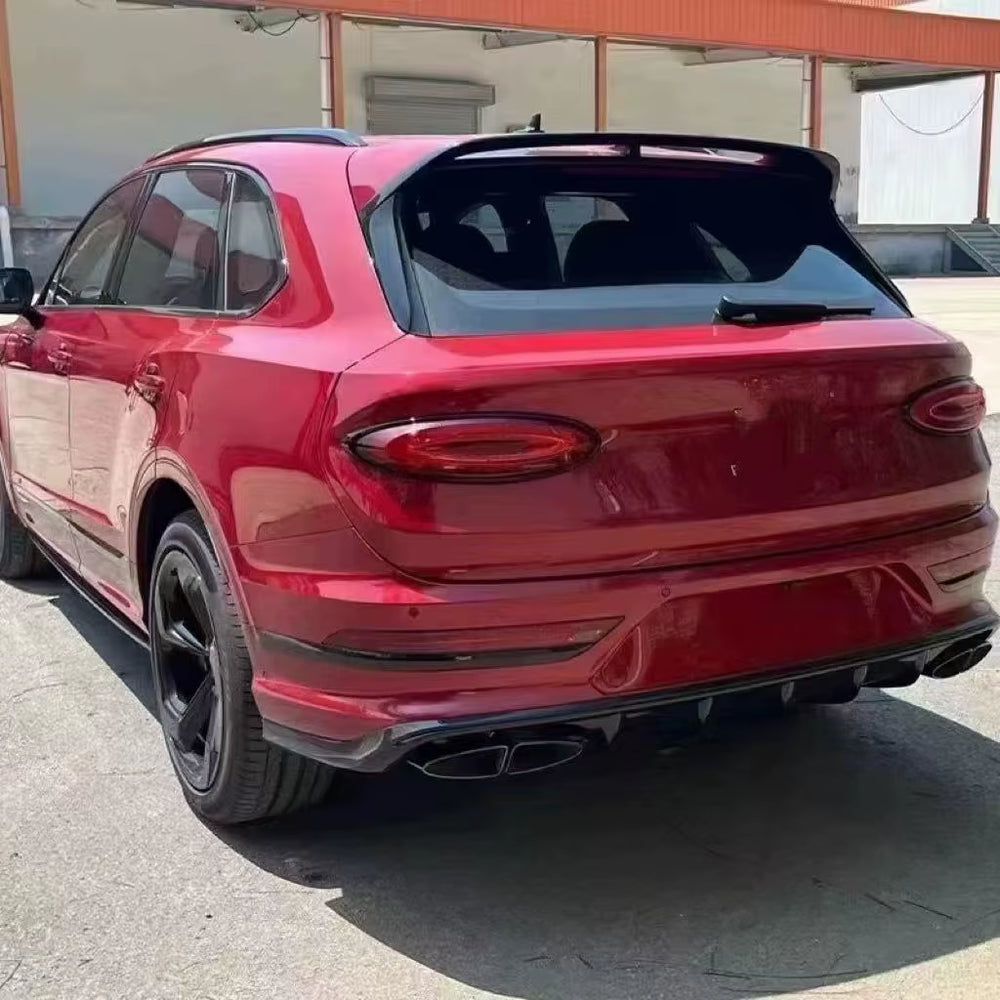 High Quality Carbon Fiber Body Kit for Bentley Bentayga Upgrade Speed Style Front Lip Side Skirt Diffuser Spoiler