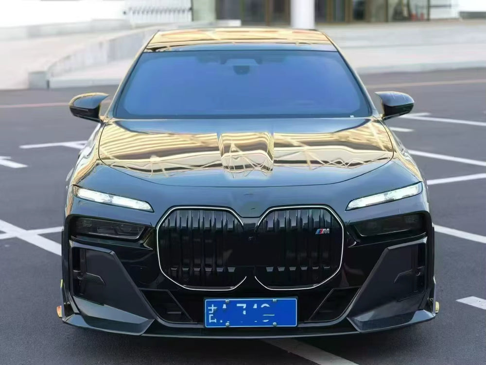 High Quality Carbon Fiber Body Kit for BMW 7 Series G70 MSY Style Side Skirt Front Lip Diffuser Spoiler