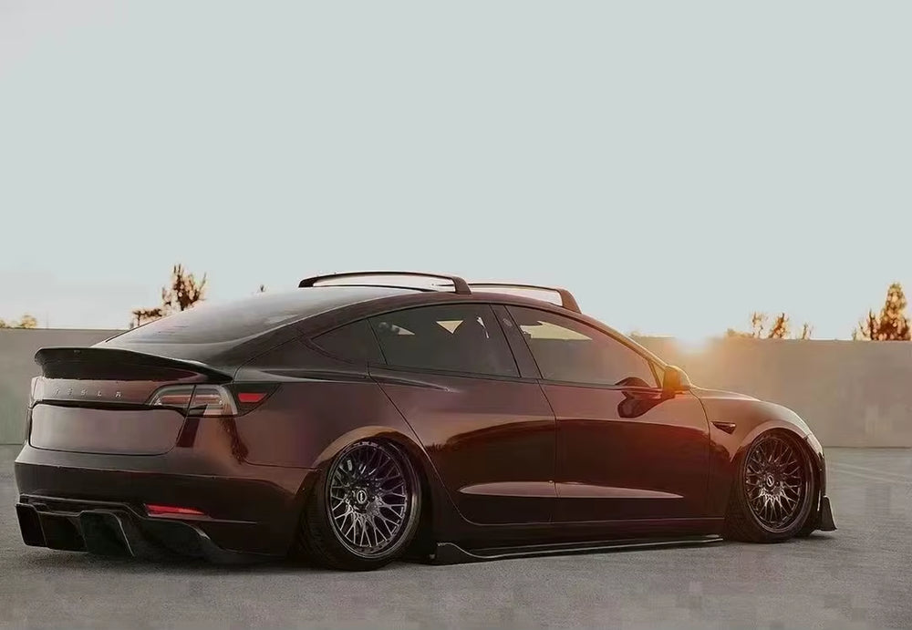 Carbon Fiber Body Kits Vorsteiner Style Front Bumper for Tesla Model 3 Carbon Fiber Body Kit