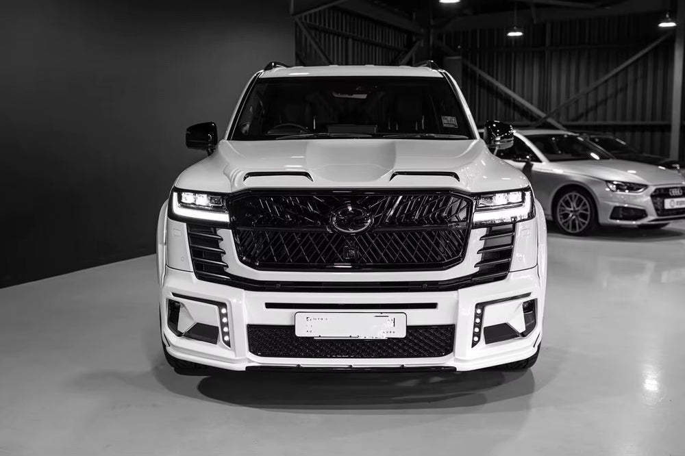 For Toyota LC300 2022-2023 Body Kit Lc300 Upgrade WD Style Front and Rear Bumper Grille Spoiler Wheel Eyebrow