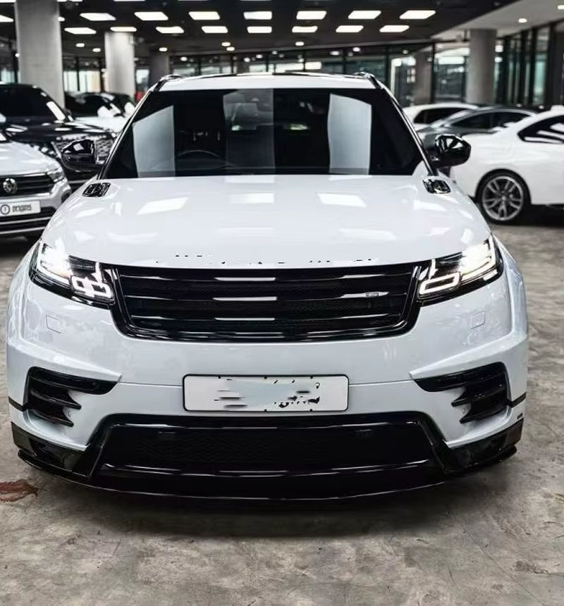 Car Bumper Body Kit for Range Rover Velar Upgrade LM Style Wide Body Kit Front and Rear Bumper Spoiler Grille