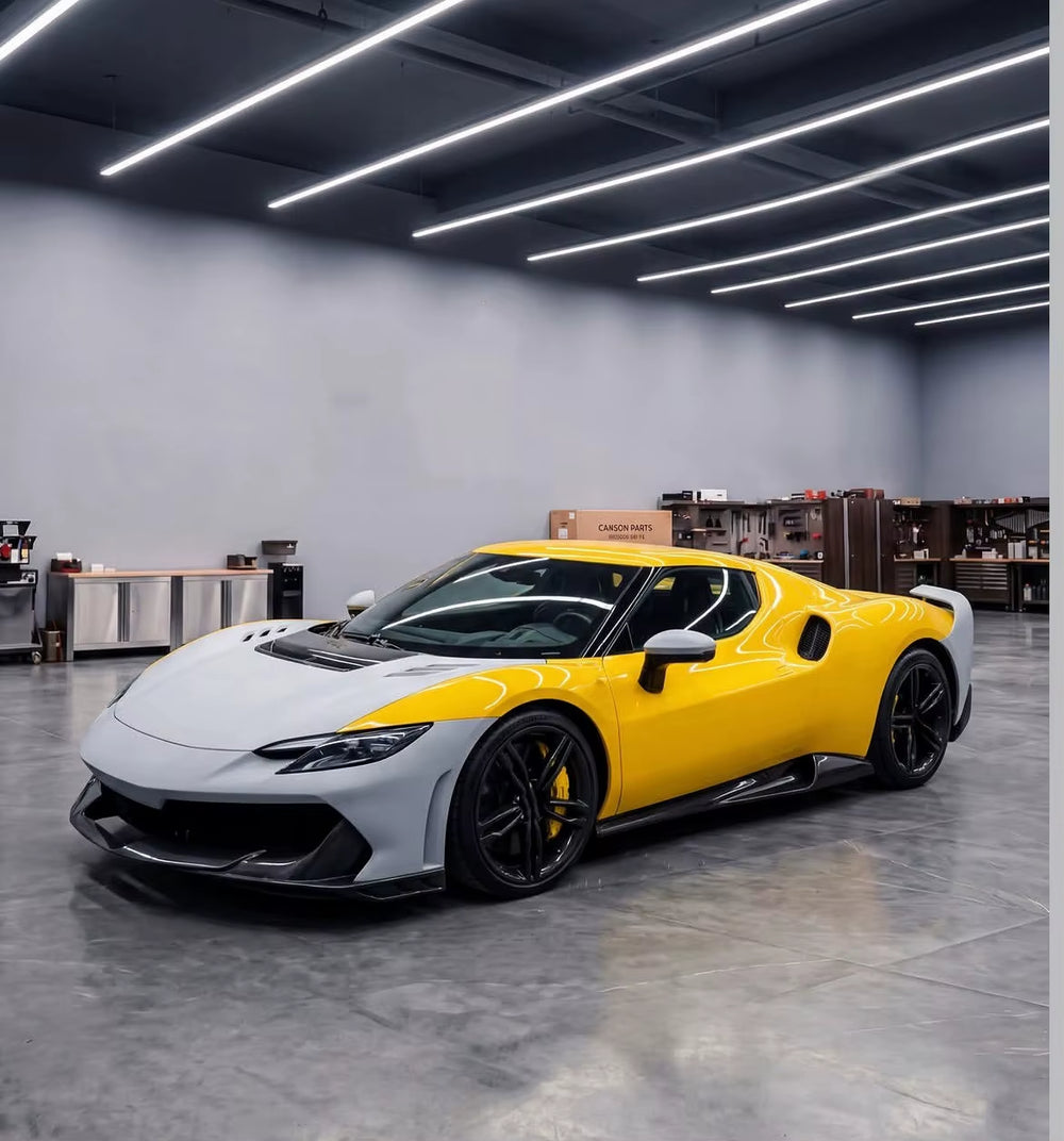 Dry Carbon Fiber Body Kit for Ferrari 296 GTB Upgrade 296 SP Style Car Bumper Body Kit 2022-2025