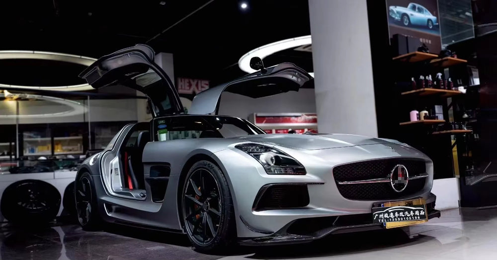 2010-2014 Sls Amg Black Series Style Front and Rear Bumpers Body Kit for Mercedes Sls Class C197 Upgrade Body Kit