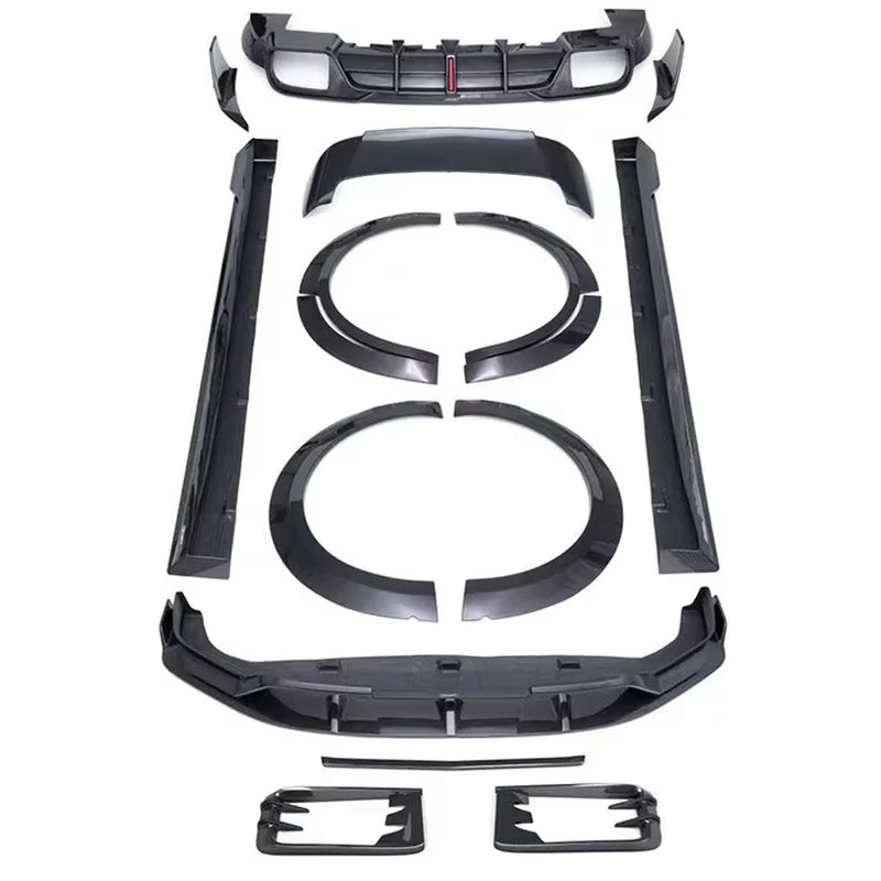CT Style Dry High Quality Body Kit for Porsche Cayenne Front Lip Side Skirt Rear Diffuser Spoiler Wide Body