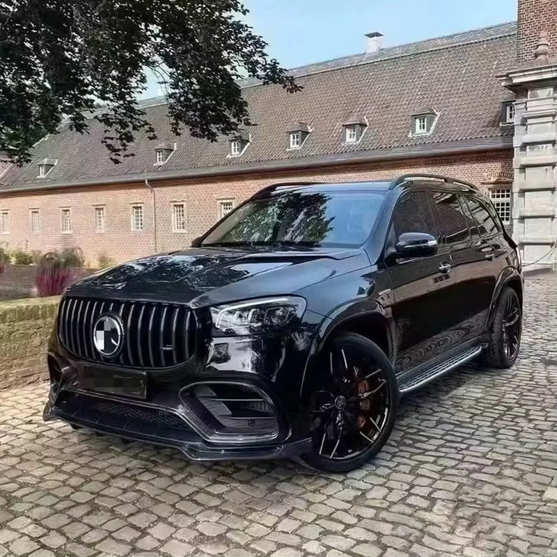 New Bumper Front Lip Carbon Fibre Body Kit Retrofit for Mercedes-Benz Gls 63 Amg X167 Rear Diffuser Spoiler Upgrade Kits