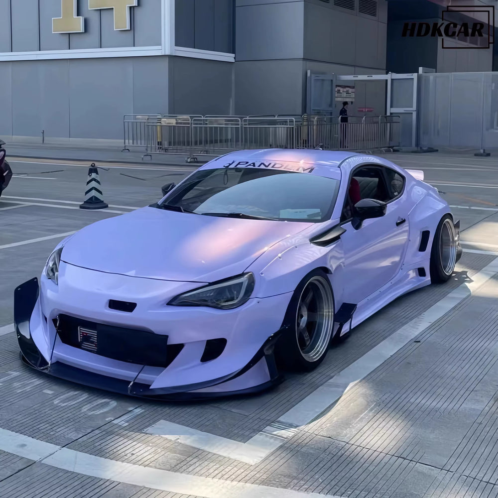 Rocket Bunny V3.5 Style Wide Body Kit for Toyota GT86 ZN6 ZD6 BRZ Upgrade Front and Rear Bumper Spoiler Wide Body Kit