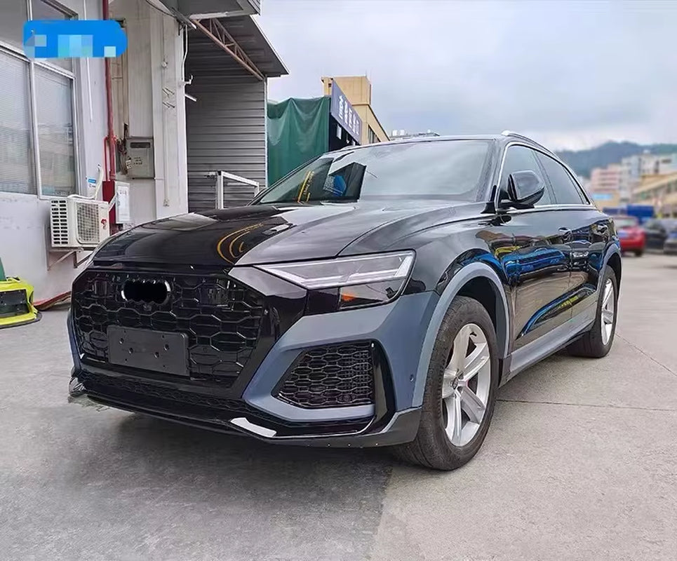 Front and Rear Bumpers Body Kit Car Bumpers for Audi Q8 RSQ8 Style Auto Parts
