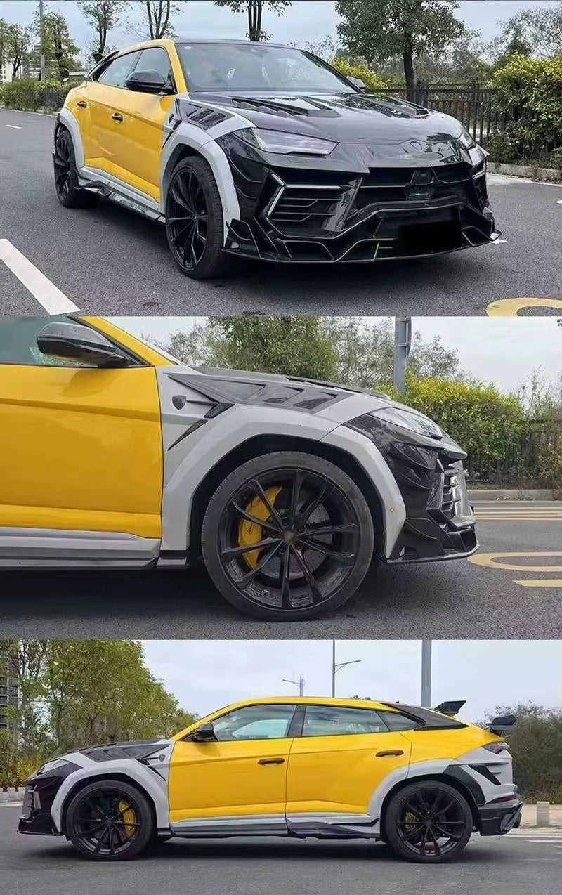 Half-Carbon Fiber Msy-Style Gen 3 Body Kit Wheels Bumper Hood Fender Wing Spoiler Exhaust for Lamborghini URUS Carbon Kit