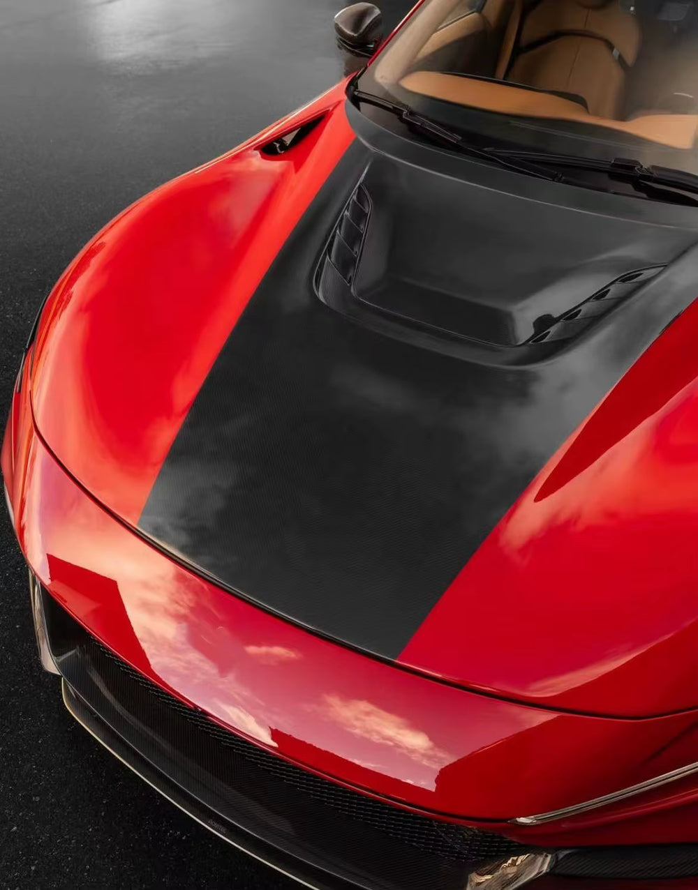 For Ferrari Purosangue Fuv N Style Dry Carbon Fiber Body Kits Auto Parts for Ferrari Purosangue