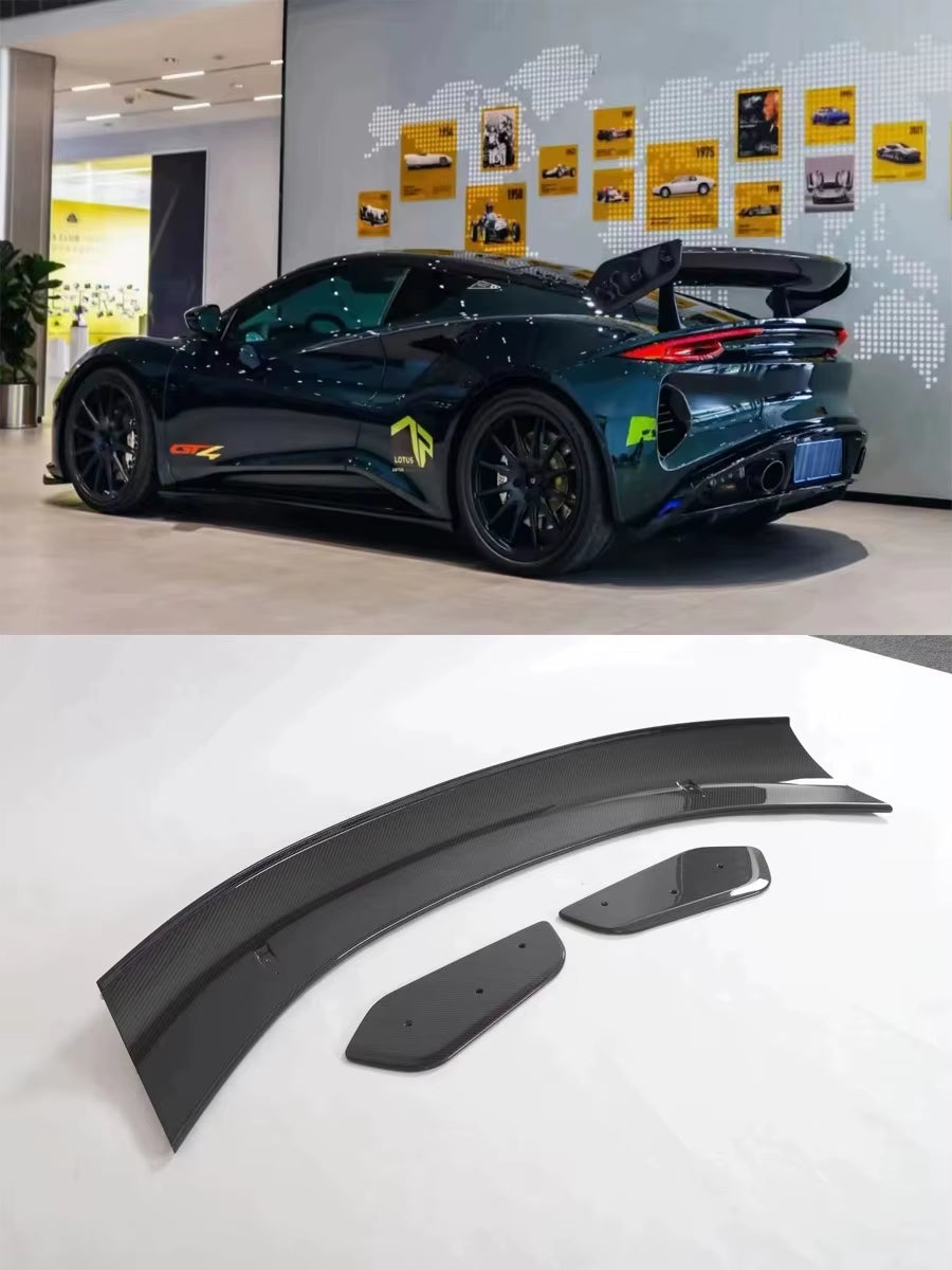 Carbon Fiber Body Kit for Lotus Emira Dry Carbon Fiber Front Lip Skirt Spoiler Diffuser Body Kit