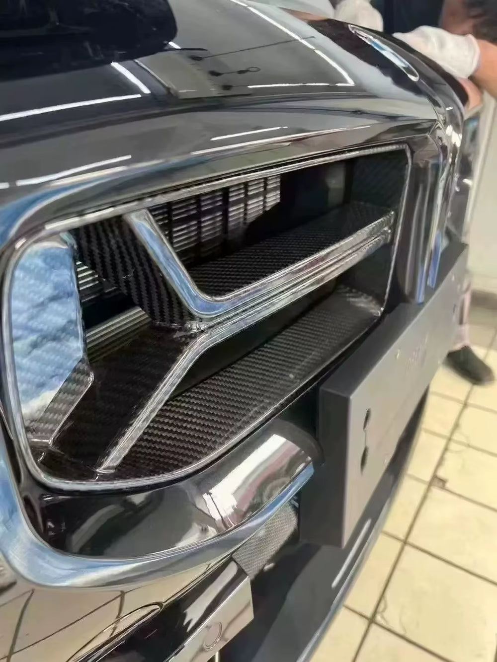 For BMW M2 G87 Upgrade CLS Dry Carbon Fiber Grill