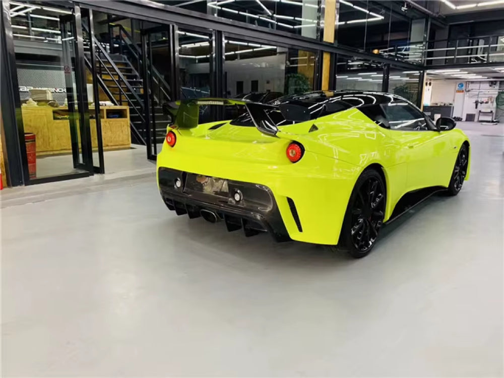 For Lotus Evora S Upgrade GTE Style Front and Rear Bumper Side Skirt Spoiler Diffuser Body Kit