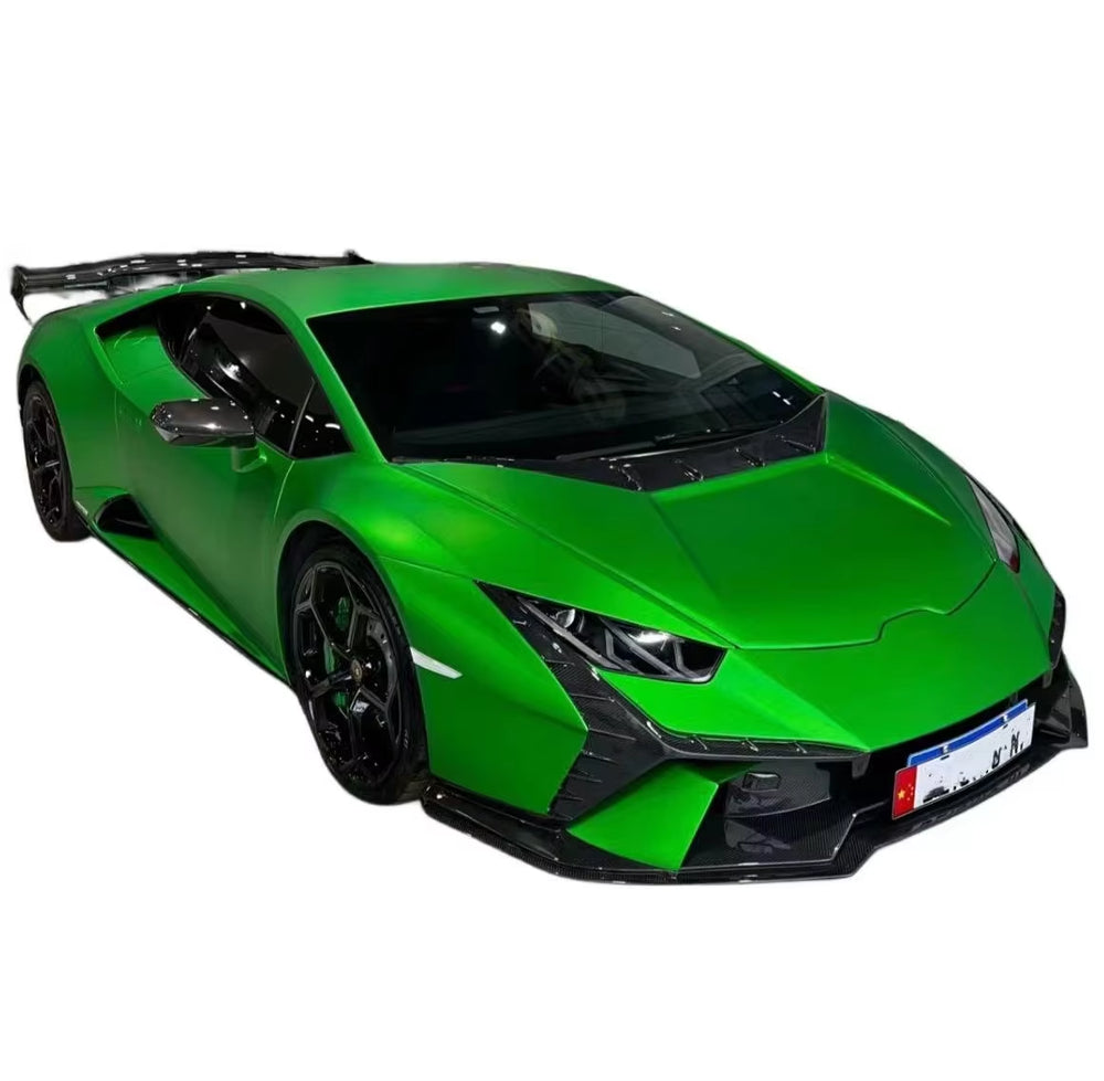 Upgrade Tecnica Style Body Kit for Lamborghini Huracan Lp610 Lp580 Front Rear Bumper Carbon Fiber Diffuser Car Bumper Body Kit