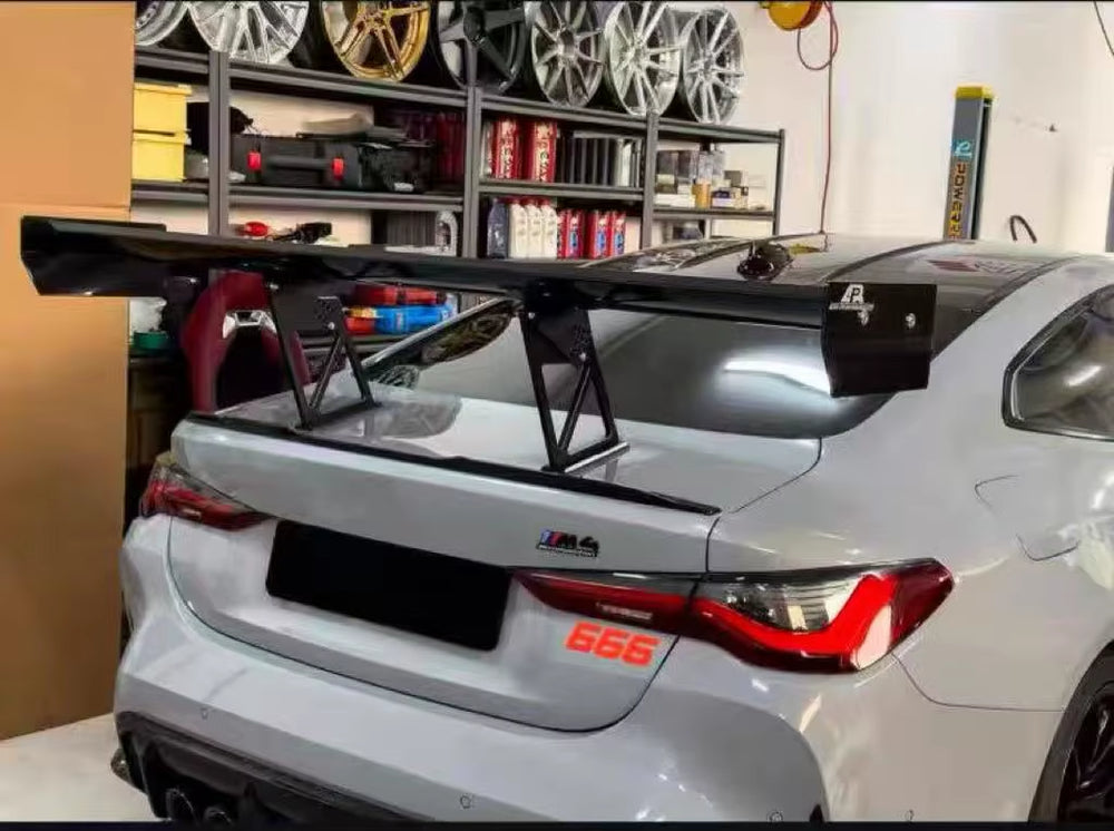 For BMW M3 M4 G80G82 Carbon Fiber AP Style Tail Wing G87 M2 Carbon Fiber Spoiler