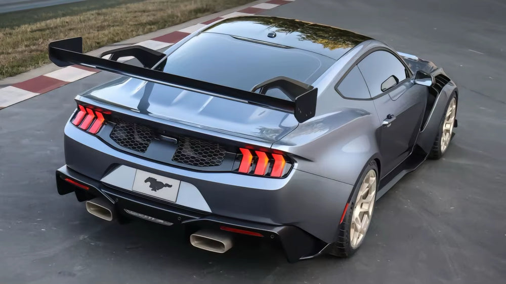 Wide Body Kit for Ford Mustang 2014-2023 Front Bumper Rear Bumper Hood Spoiler Wing Hood Fender