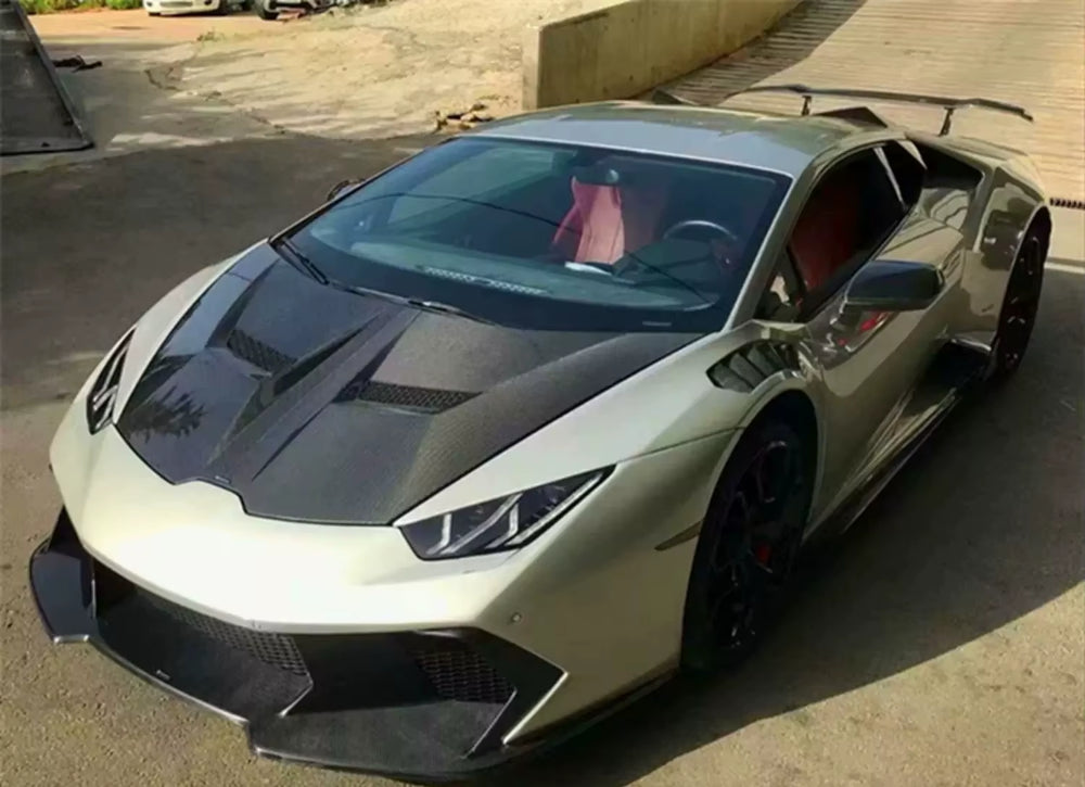 For Lamborghini Huracan Lp580/610 EVO V-Style Semi-Carbon Fiber Fender Diffuser Spoiler Body Kit
