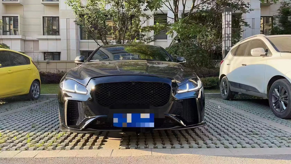 Jaguar XJL SVR Style Body Kit: Front Bumper, Front Lip, Rear Bumper, and Side Skirts Upgrade