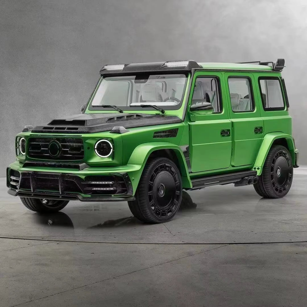 Msy Style Body Kit Is Suitable for Mercedes-Benz G-Class G63 to Upgrade P900 Front and Rear Bumper Wide Hood.