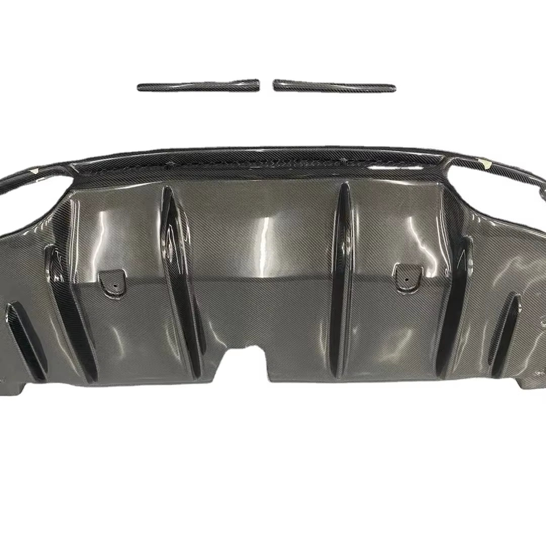 Real Carbon Fiber Rear Bumper Diffuser for Alfa Romeo Giulia 2017-2020 Carbon Fiber Body Kit