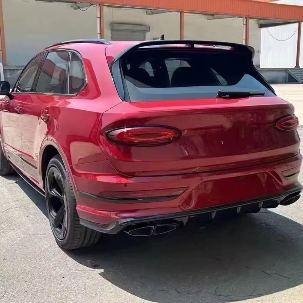Upgrade Speed Style Carbon Fiber Body Kit for Bentley Bentayga New Front Lip Side Skirt Diffuser Spoiler Retrofit