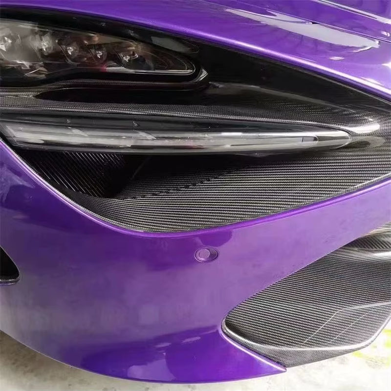For Mclaren 720S OEM Original Dry Carbon Fiber Lampshade Headlight Decoration Accessories