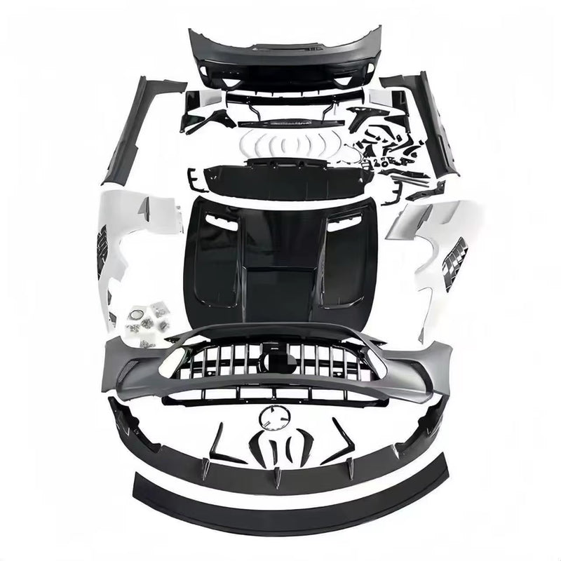 Black Series Body Kit for Mercedes-Benz AMG GT/GTS Front Rear Bumper Hood Fender Spoiler Front Rear Lip