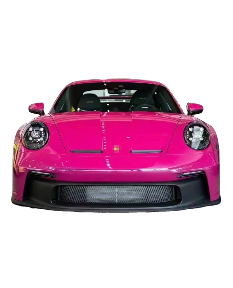 Half Carbon Fiber Gt3 Style Car Bumper Engine Hood Rear Tail Spoiler Body Kit for Porsche 911 992 Bodykit