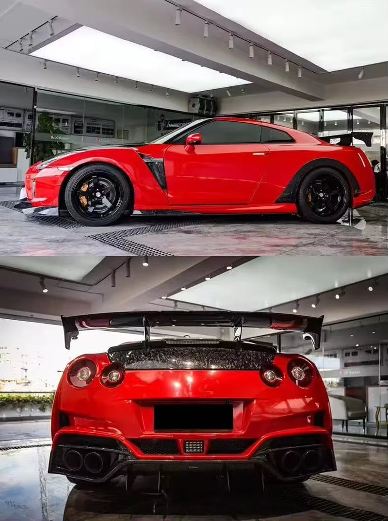 Hot Sale JISU Car Body Kit Premium Car Front and Rear Bumper Hood Body Kit Trending Car Bumper for Nissan GTR R35