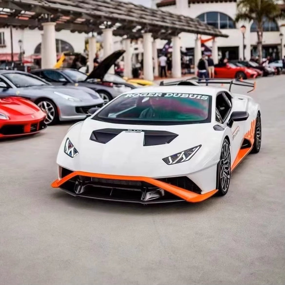 STO Style Dry Carbon Fiber Body Kit for Lamborghini Huracan Lp580 Lp610 Front Rear Bumper Spoiler Hood