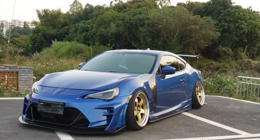 Vars Style Body Kit for Toyota GT86 2013-2020 Front and Rear Bumper Side Skirts Diffuser Body Kit