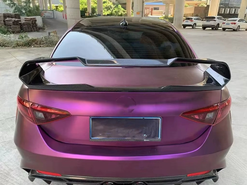 For Alfa Romeo Giulia Upgrade GTAM Style Front Rear Bumper Rear Diffuser Side Skirt Body Kit