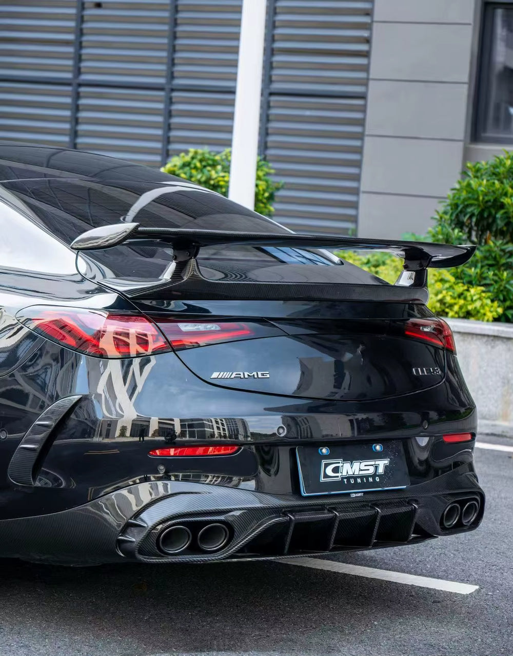 CMST Style Dry Carbon Fiber Body Kit for Mercedes-Benz CLE 53 Carbon Fiber Front Lip Side Skirts Rear Diffuser Spoiler Hood