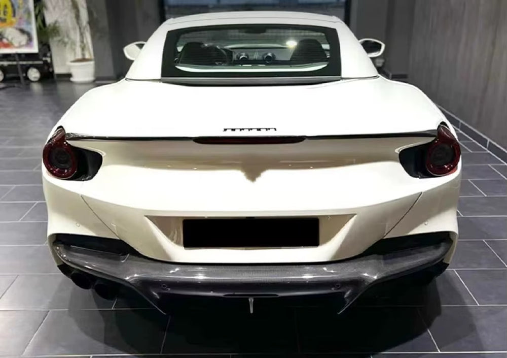 For Ferrari Portofino 2018-2021 Upgrade N-Style Dry Carbon Fiber Front Lip Skirt Rear Diffuser Spoiler Body Kit