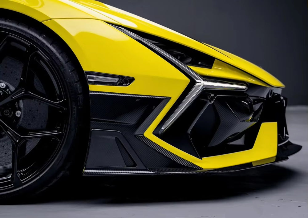 New Design MSY Style Carbon Fiber Bumper Front Lip Rear Diffuser Side Skirts Car Body Kit for Lamborghini Revuelto