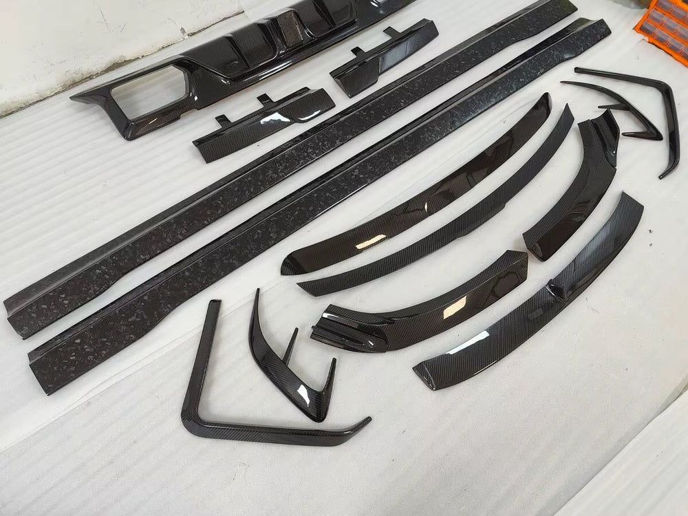 For Rolls Royce Ghost Dry Carbon Fiber Body Kit Body Kit Upgrade MSY Style Front Lip Skirt Rear Diffuser Spoiler