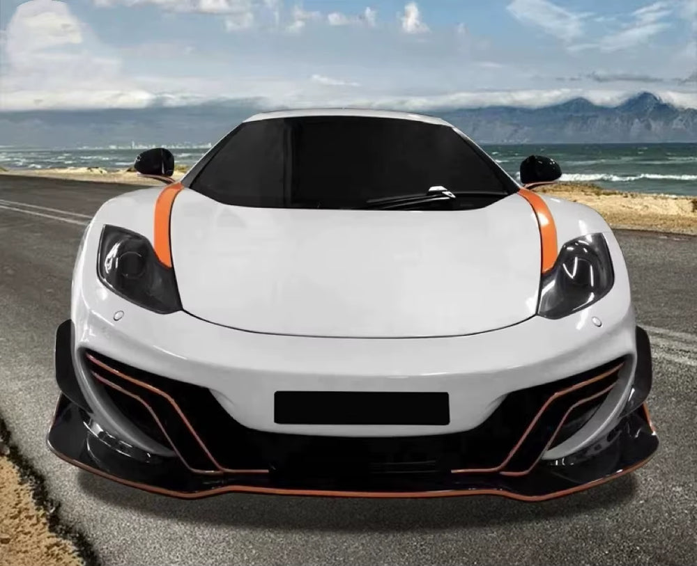 For Mclaren Mp4-12C Carbon Fiber Body Kit DMC Style Front Lip Rear Spoiler Side Skirt Tail Wing Body Kit