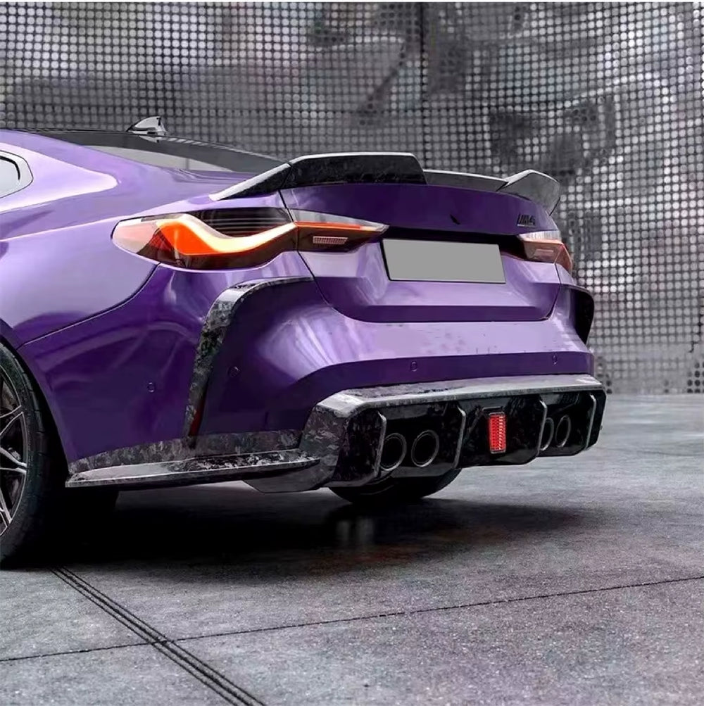 CA Style Dry Carbon Fiber Body Kit for BMW M3 M4 G80 G82 Front Bumper Front Lip Rear Diffuser Spoiler.
